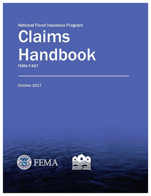 FEMA NFIP Claims Handbook cover image.