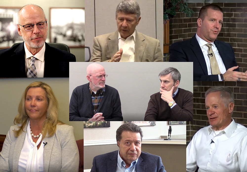 Pictures of elected officials.