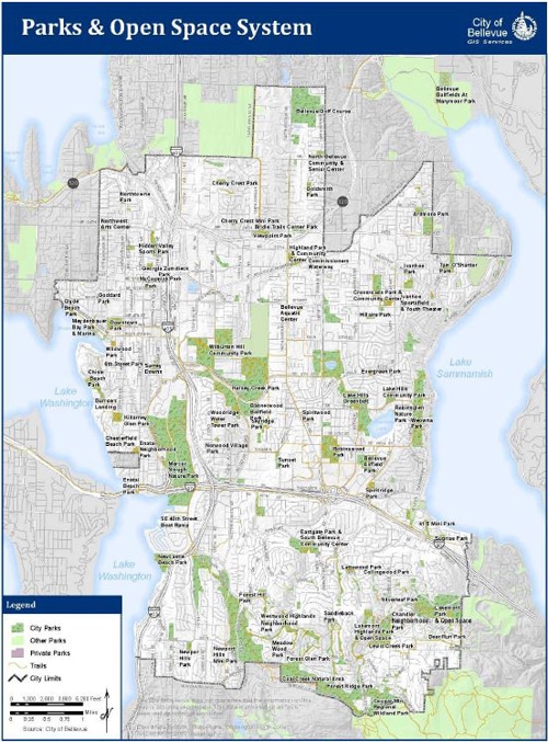 Bellevue Wa Map