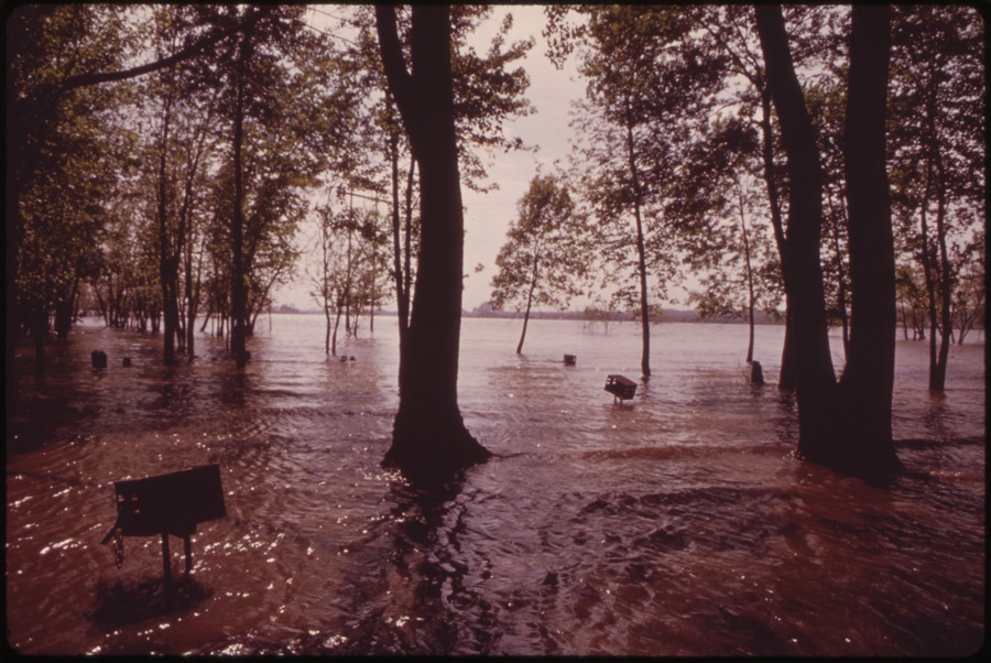 Flooded park. Image courtesy of Arthur Greenberg, USEPA.